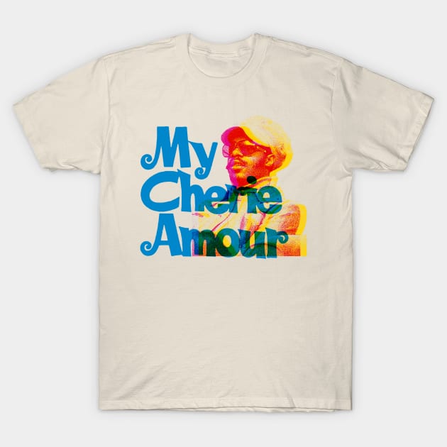 Stevie Wonder My Cherie Amour T-Shirt by HAPPY TRIP PRESS